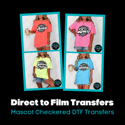 Collection image for: Checkered Mascot Direct to Film Stock Transfers