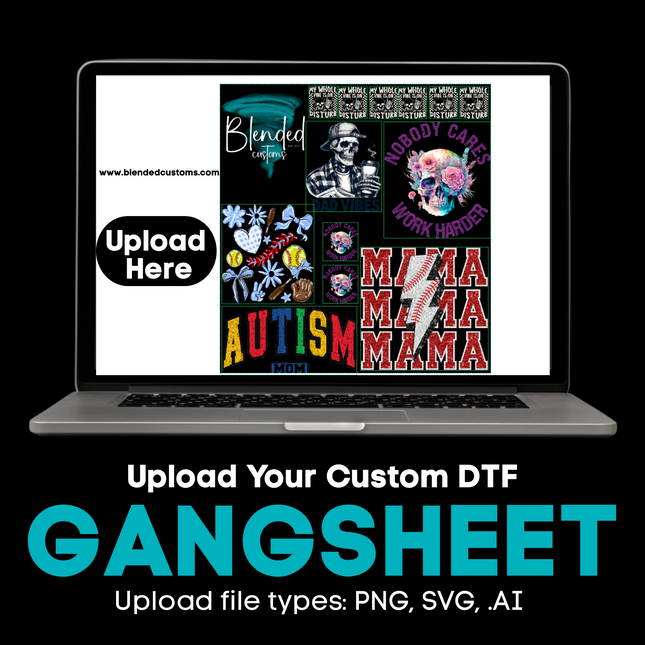 DTF - Upload Your Gang Sheet - Commercial Prints