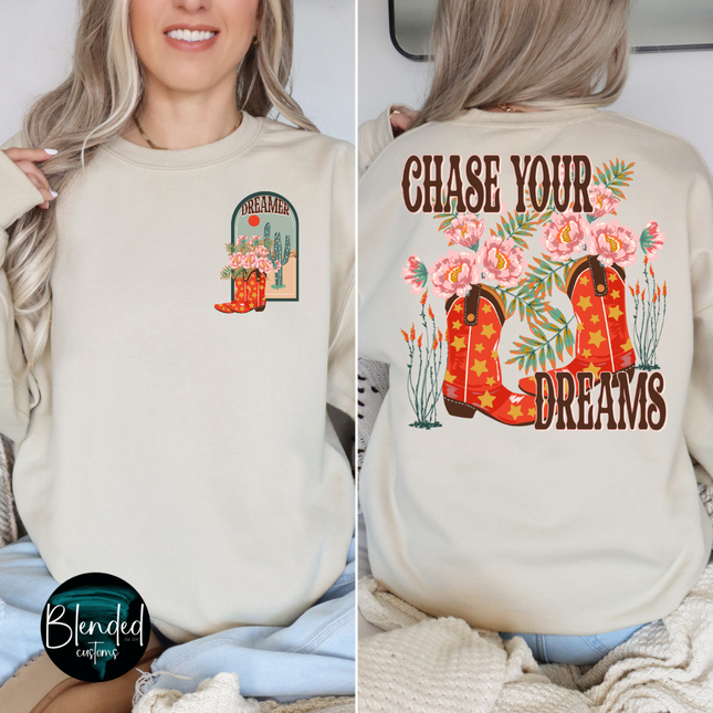 Chaase Your Dreams DTF Transfer
