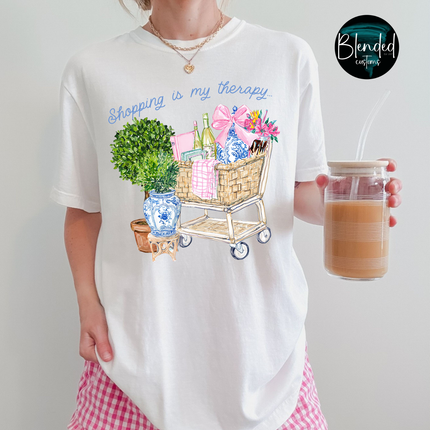 Shopping Is My Therapy DTF Transfer