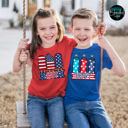 Kid's Patriotic Name Frames