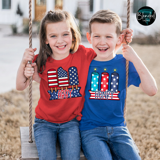 Kid's Patriotic Name Frames