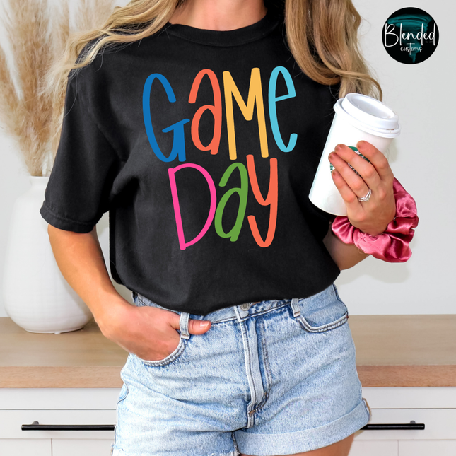 Game Day Fun Serif DTF Transfer