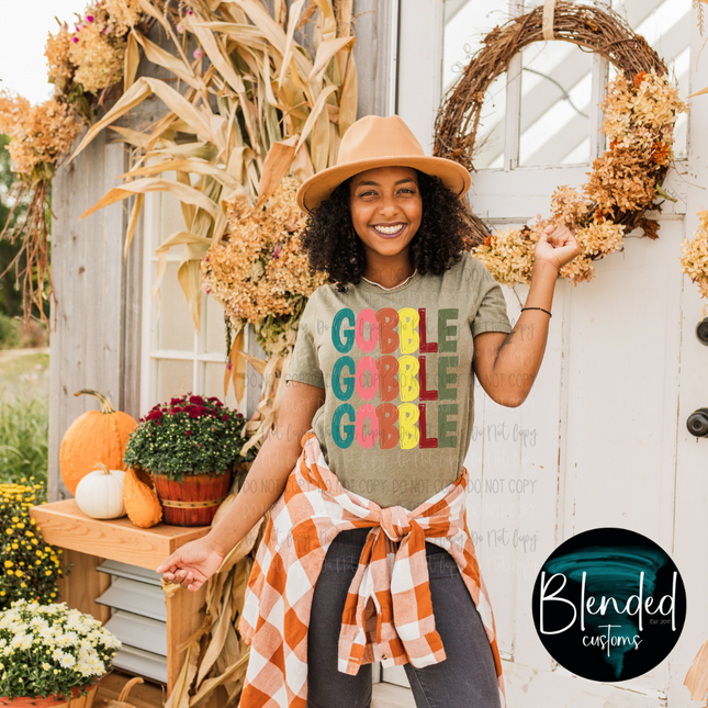 Gobble Stacked DTF Transfer