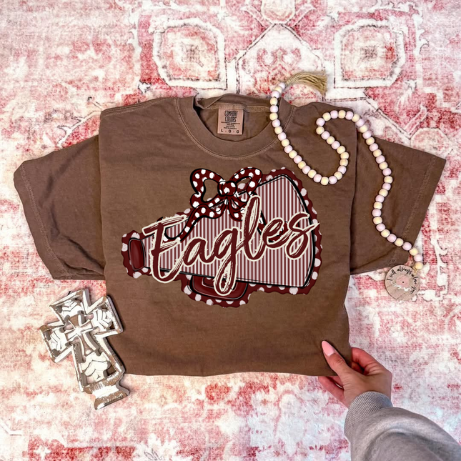 Prepster Football/Megaphone Mascot DTF Transfer