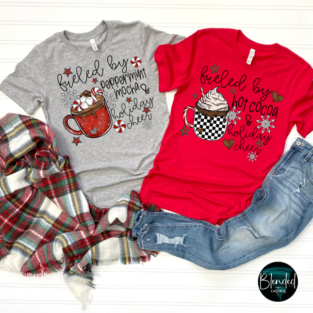 Fueled By Christmas DTF Transfer