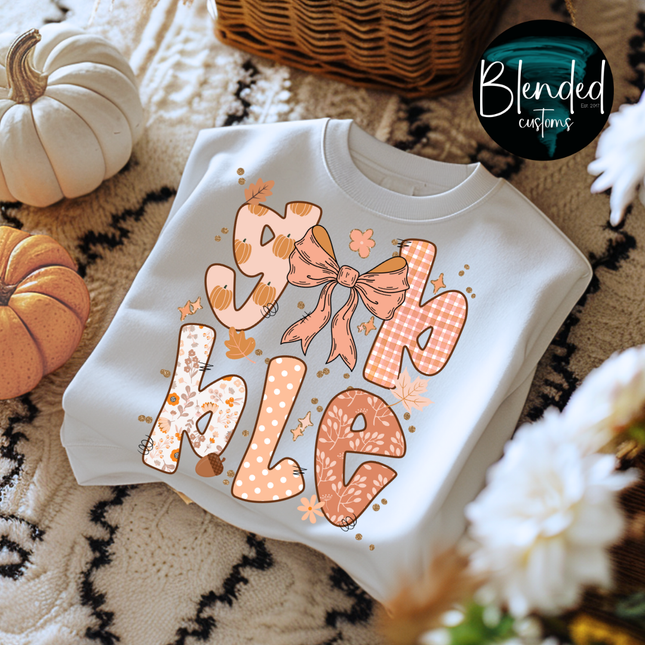 Gobble Word Art DTF Transfer