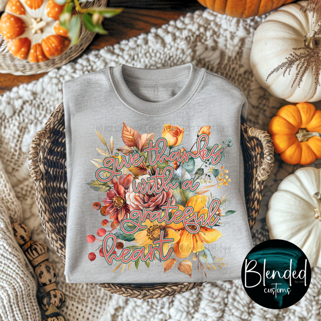 Give Thanks With A Grateful DTF Transfer