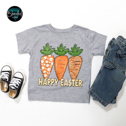 Happy Easter Carrot Trio DTF Transfer