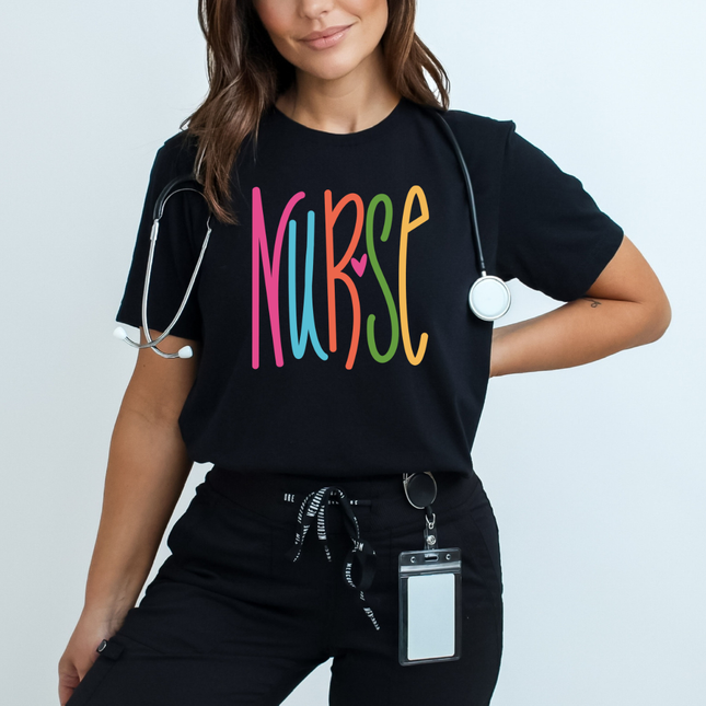 Nurse Fun Serif DTF Transfer