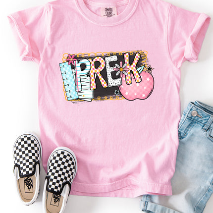 Back To School Apple DTF Transfer