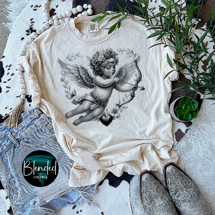 Half Tone Cupid DTF Transfer