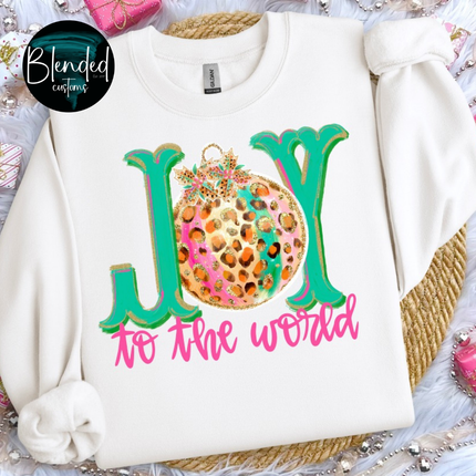 Joy To The World DTF Transfer