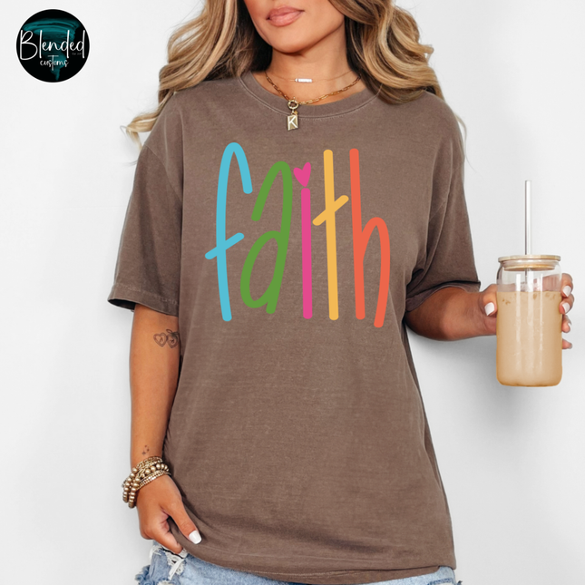 Faith Fun Serif DTF Transfer