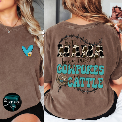Mama Cowpokes and Cattle DTF Transfer
