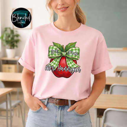 Vintage Back To School Apples DTF Transfer