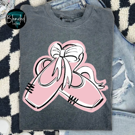 Pink Ballet Slippers DTF Transfer