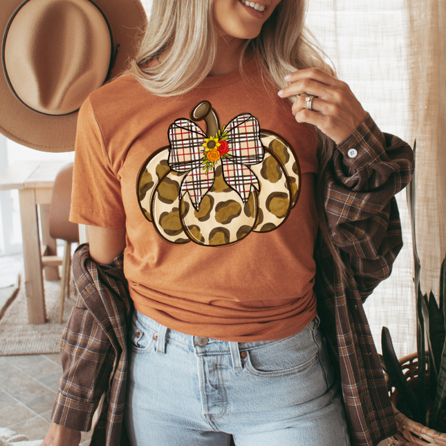 Leopard Pumpkin DTF Transfer