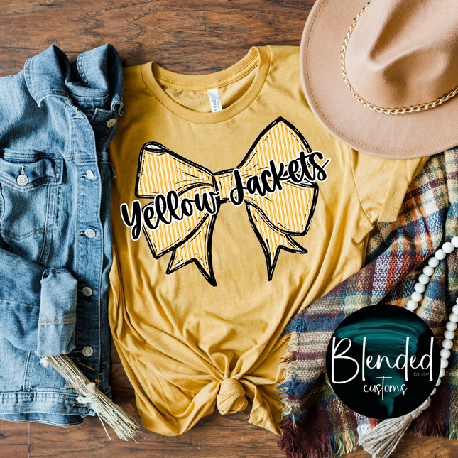 Preppy Mascot Bow DTF Transfer - Custom Transfer TAT 24-48 Hours