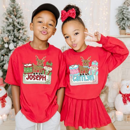 Christmas Name Frames DTF Transfer