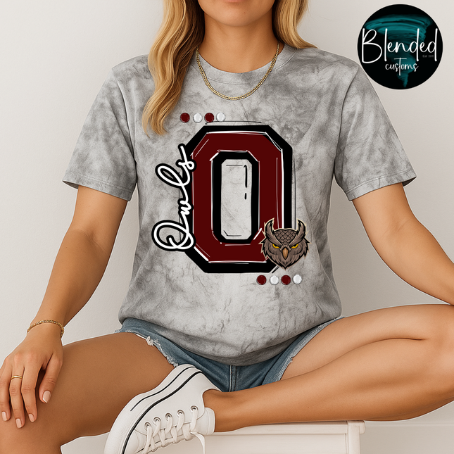 Bold Letter Mascot DTF Transfer - Custom Transfer TAT 24-48 Hours