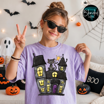 Haunted House DTF Transfer