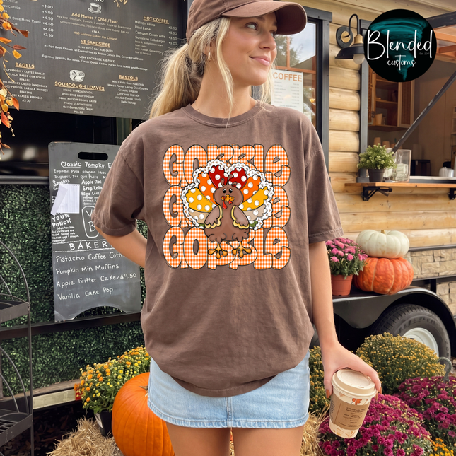 Gobble Gobble Turkey DTF Transfer