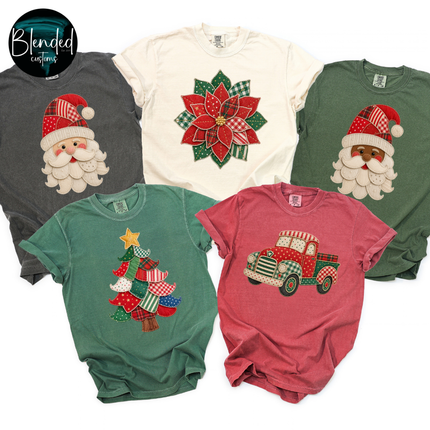 Christmas Faux Applique DTF Transfer