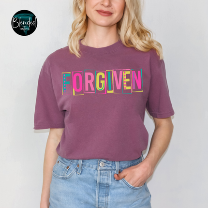 Bright Forgiven DTF Transfer