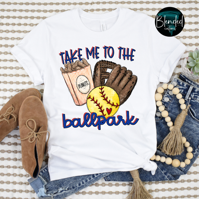 Take Me To The Ballgame DTF Transfer