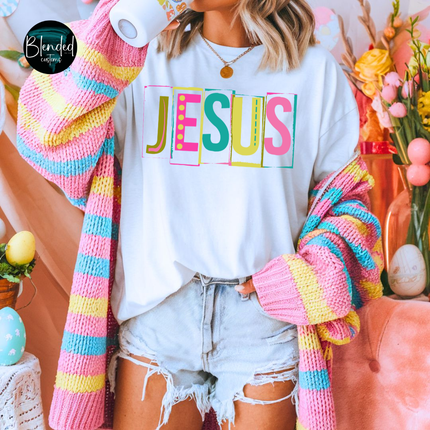 Bright Jesus DTF Transfer