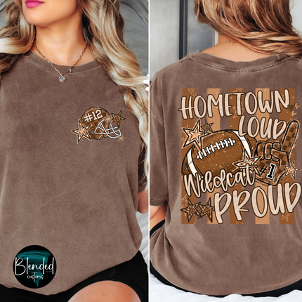 Hometown Loud Proud Mascot DTF Transfer