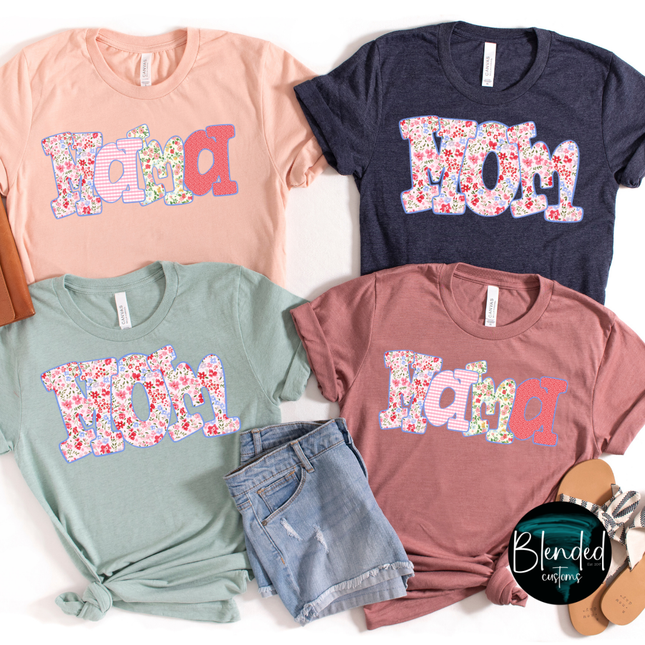 Mom/Mama Spring Doodle DTF Transfer