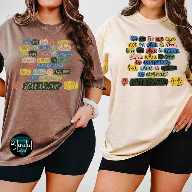 Bible Verse 2 Corinthians DTF Transfer