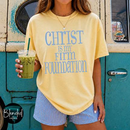 Christ Is My Firm Foundation DTF Transfer