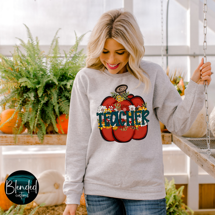 Teacher Pumpkin DTF Transfer