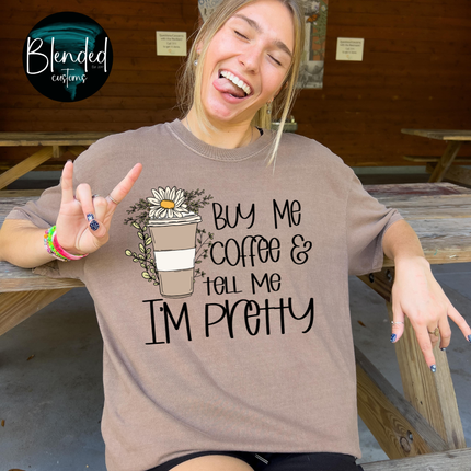 Buy Me Coffee DTF Transfer