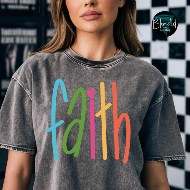 Faith Fun Serif DTF Transfer