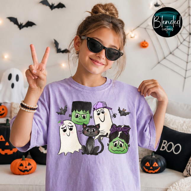 Spooky Friends DTF Transfer