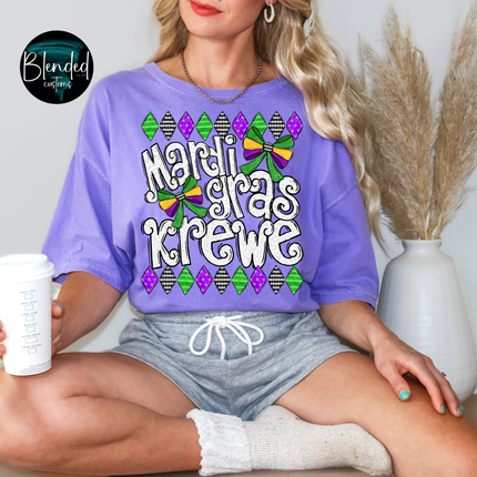 Mardi Gras Krewe DTF Transfer