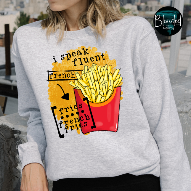 Fluent French Fries DTF Transfer