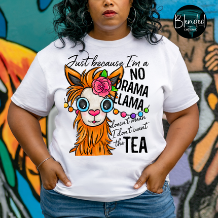 I'm No Drama Llama DTF Transfer