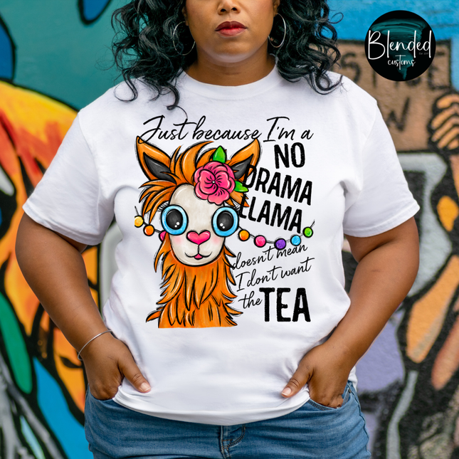 I'm No Drama Llama DTF Transfer