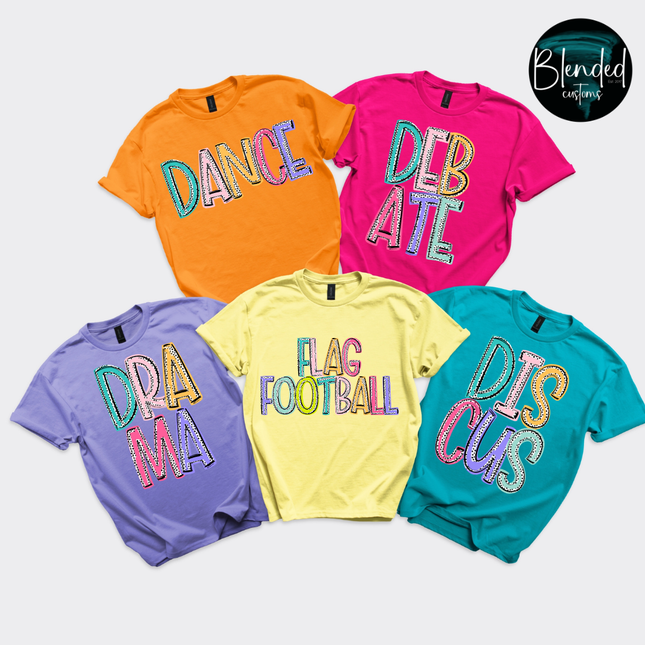 Dixie Dots Activites/Sports DTF Transfer