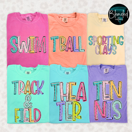 Dixie Dots Activites/Sports DTF Transfer