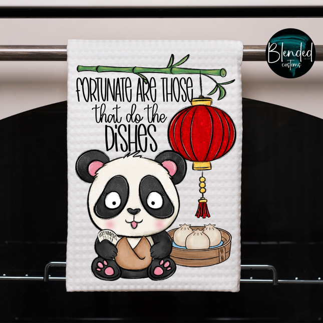 Fortunate Are Those That Do The Dishes DTF Transfer