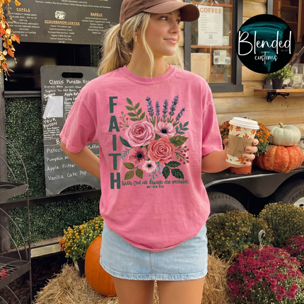 Faith Fall Bouquet DTF Transfer