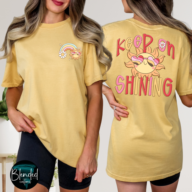 Keep On Shining DTF Transfer