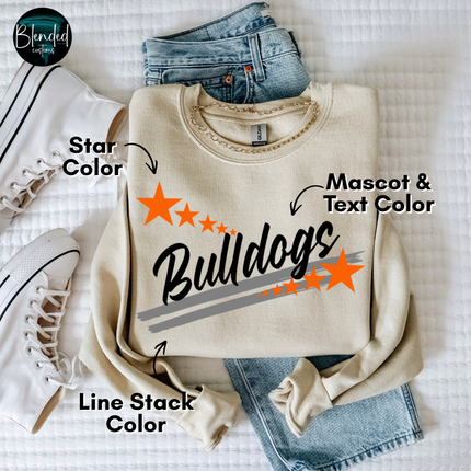 Sporty Stars Custom DTF Transfer