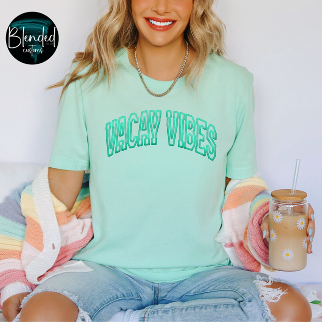 Vacay Vibes Arched DTF Transfer